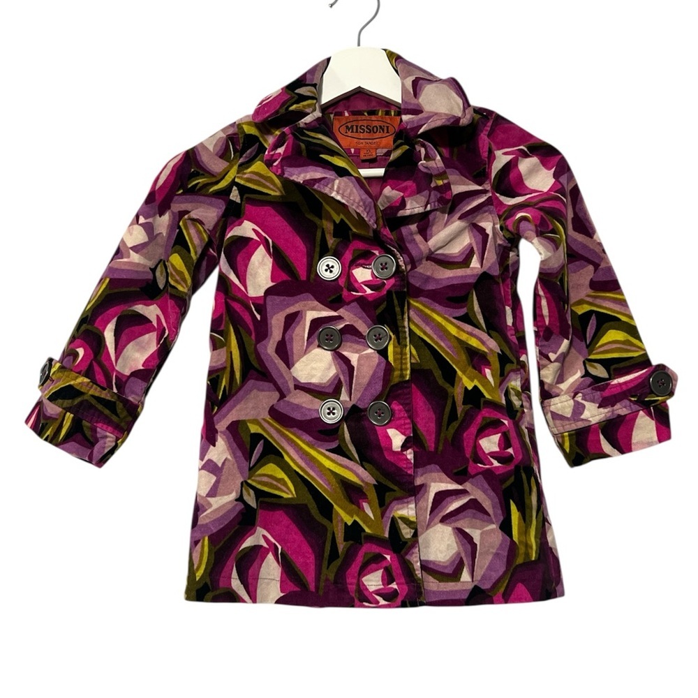 MISSONI For Target Floral Trench Coat